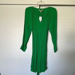 Banana Republic Green Dress with Sash Wrap. NWT! Y2K